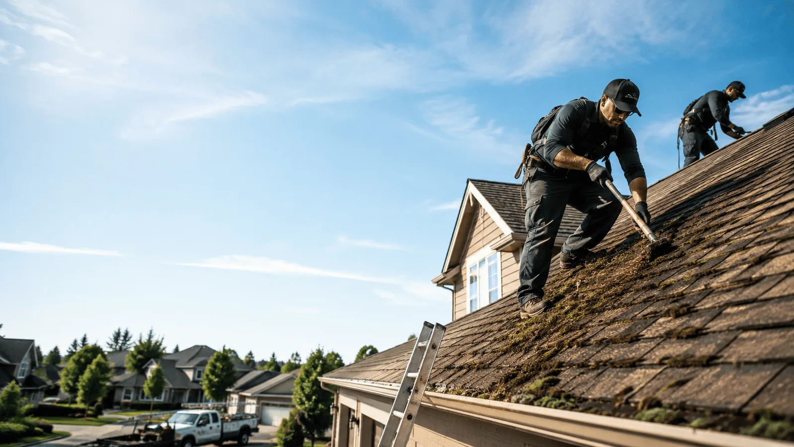 Roof Moss Removal in Washington near me